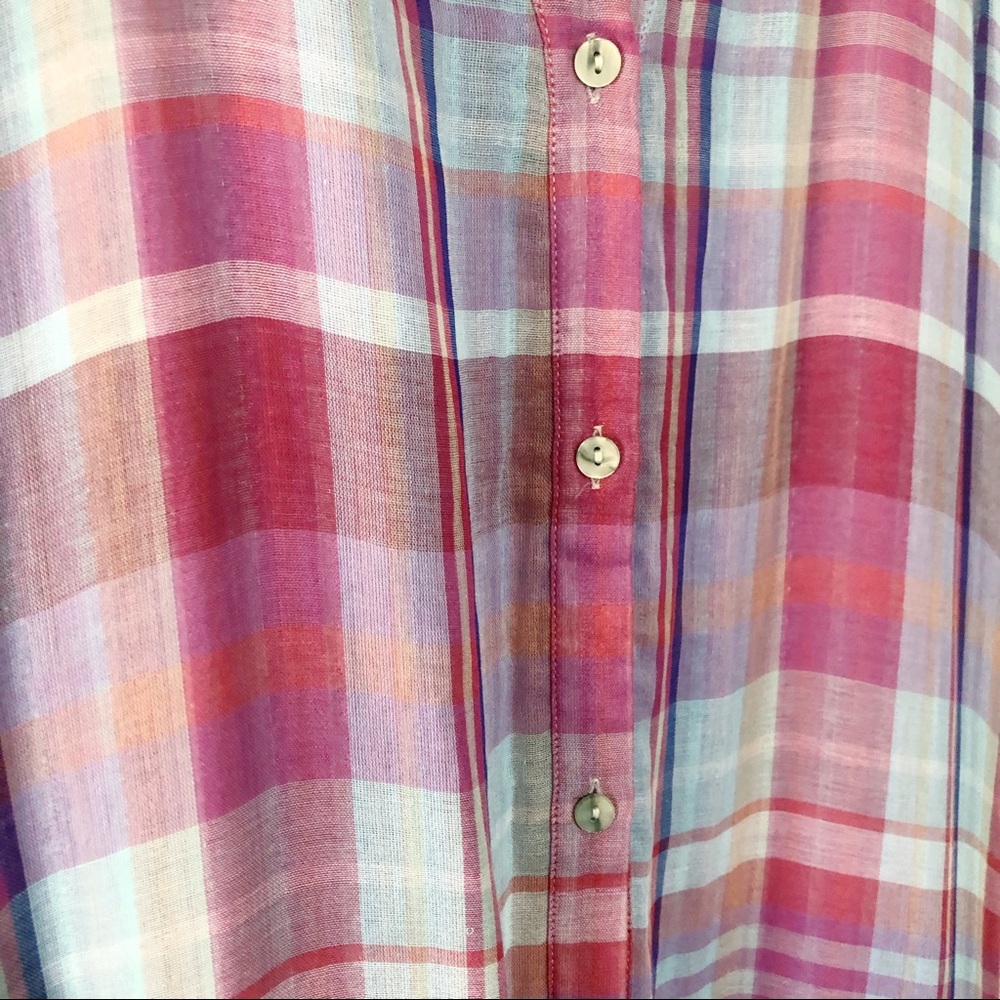 Anthro‎ Maeve Pippa Plaid Swing Popover Dress - Picture 4 of 7